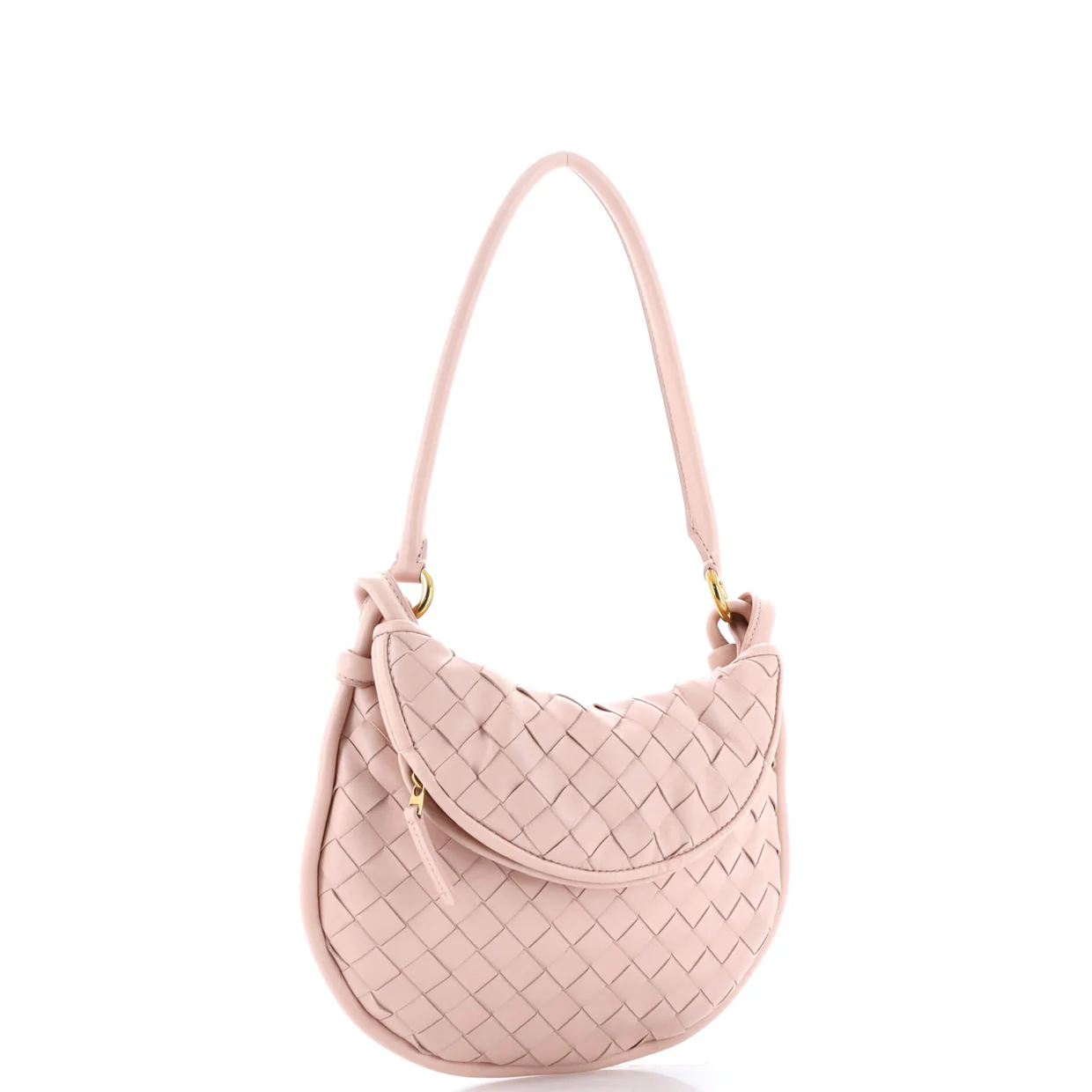 Gemelli Shoulder Bag Intrecciato Leather Small - Deep Luxury