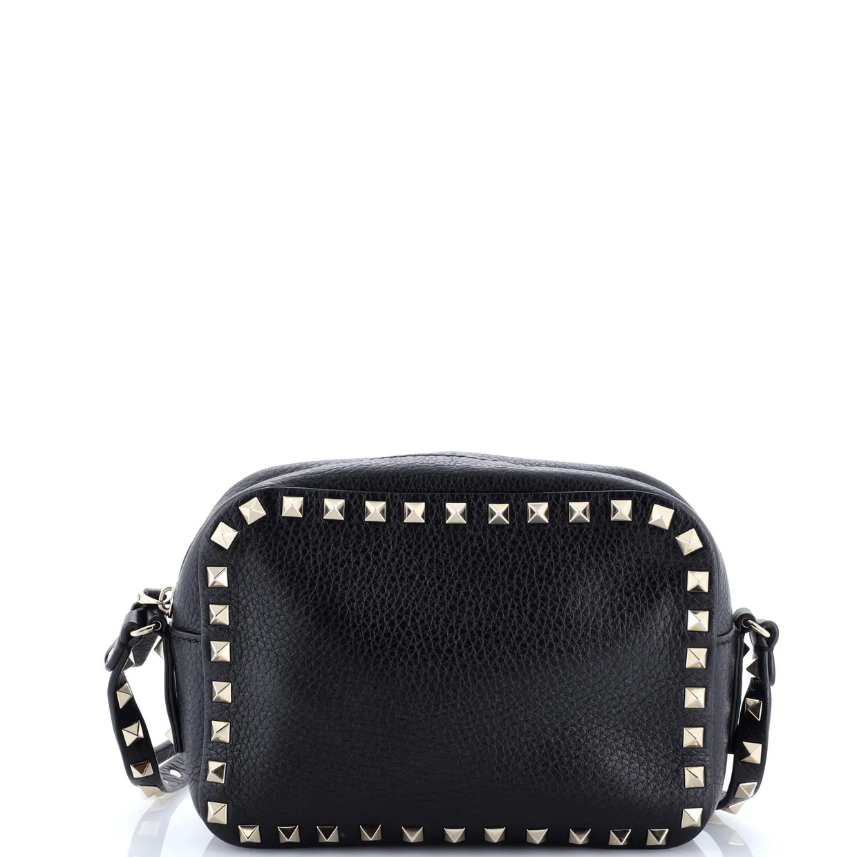 Rockstud Camera Crossbody Bag Leather - Deep Luxury