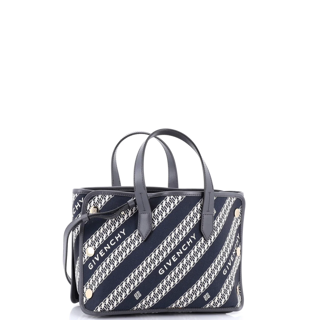 Bond Shopper Tote Logo Jacquard Canvas Mini - Deep Luxury