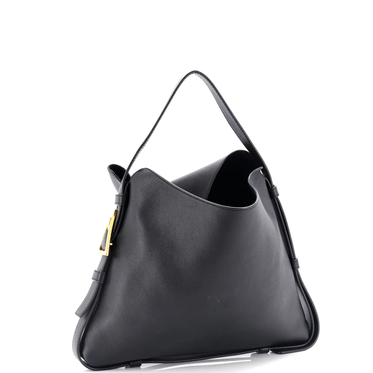 Cradle Shoulder Bag Leather Medium - Deep Luxury