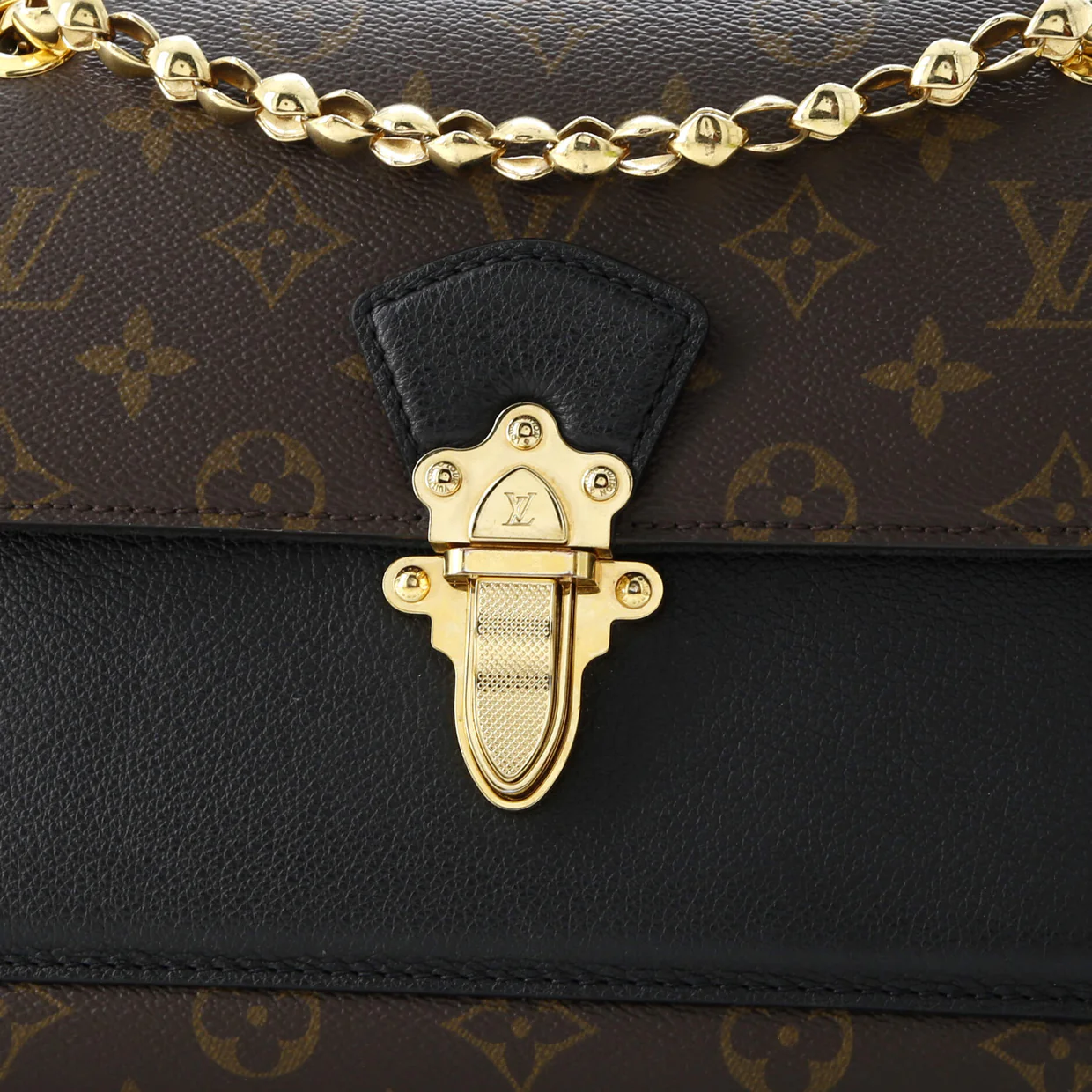 Victoire Handbag Monogram Canvas and Leather - Deep Luxury