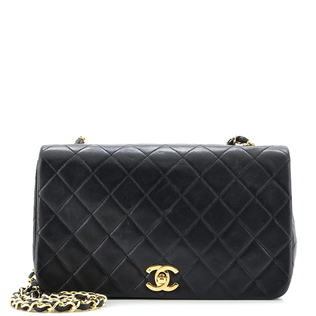 Vintage Full Flap Bag Quilted Lambskin Medium - Deep Luxury