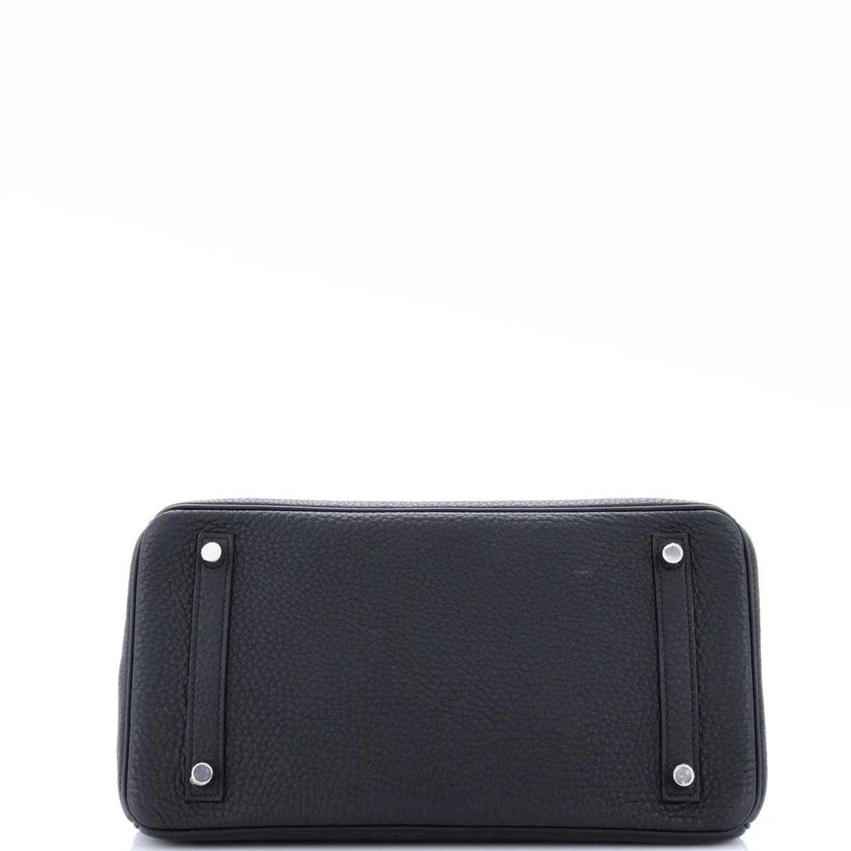 Birkin Handbag Noir Togo with Palladium Hardware 30 - Deep Luxury