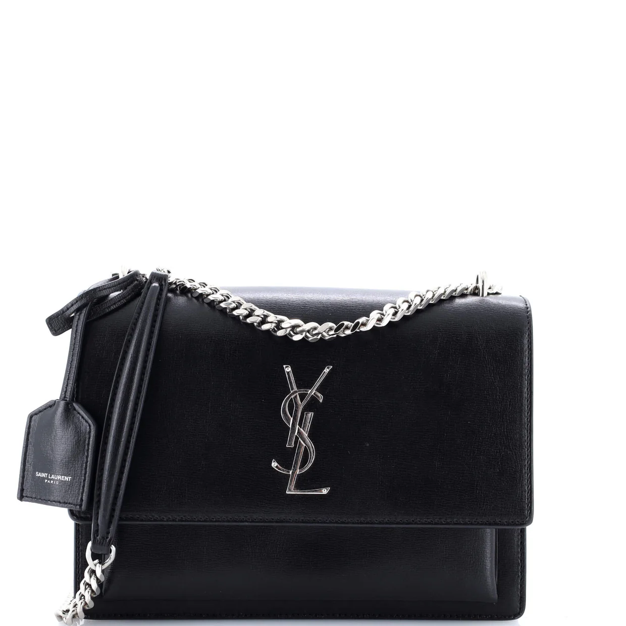 Sunset Crossbody Bag Leather Medium - Deep Luxury