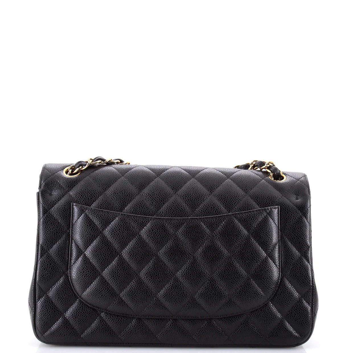Classic Double Flap Bag Quilted Caviar Jumbo - Deep Luxury