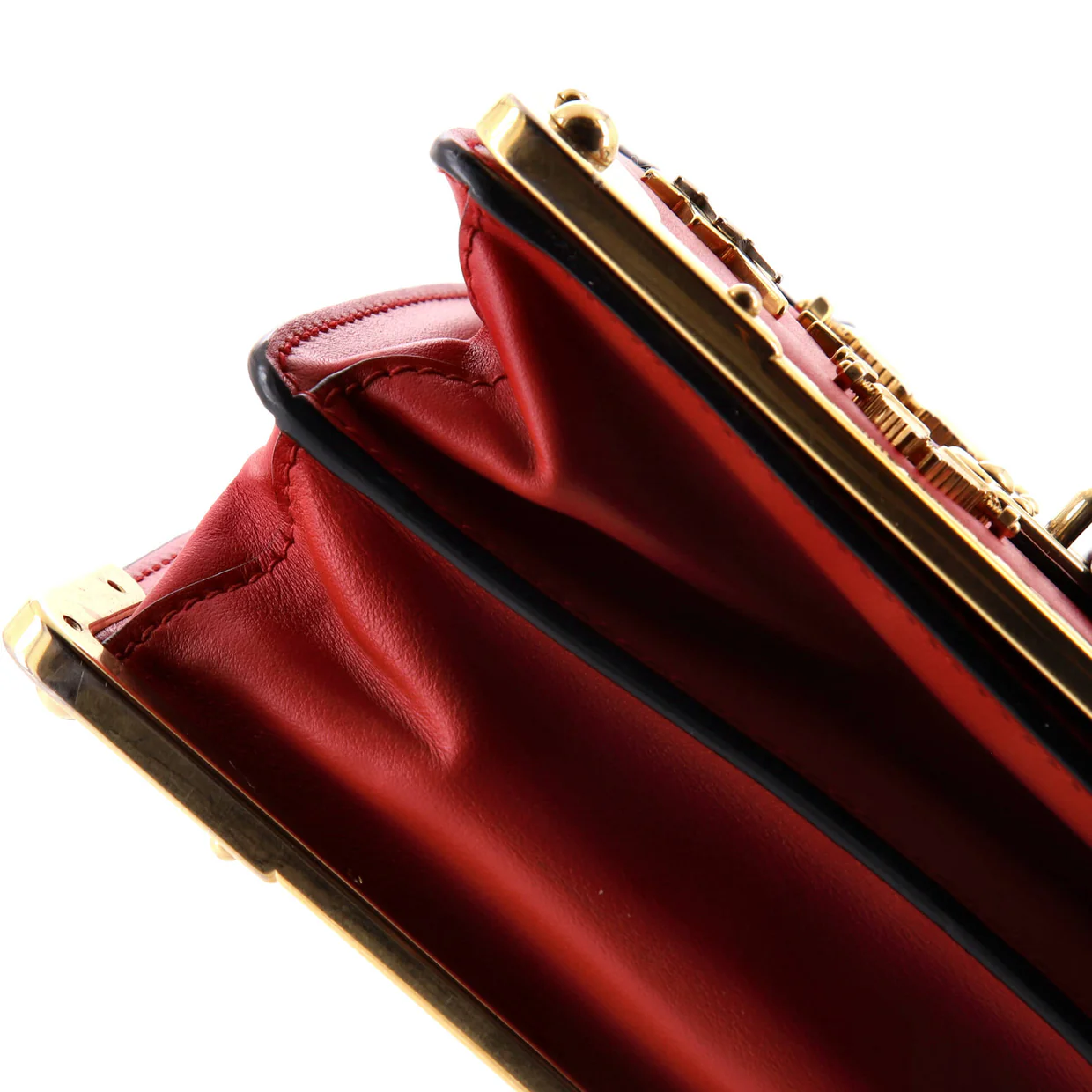 Cahier Crossbody Bag Embellished Leather Small - Deep Luxury