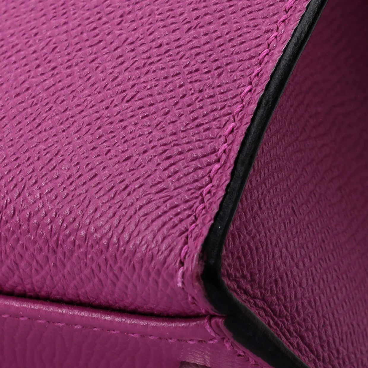 Kelly Handbag Rose Pourpre Epsom with Palladium Hardware 28 - Deep Luxury