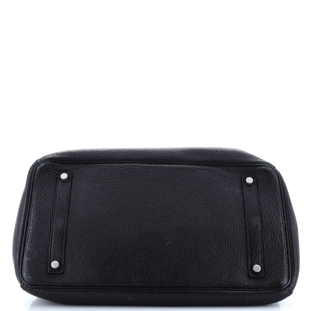 Birkin Handbag Noir Clemence with Palladium Hardware 35 - Deep Luxury