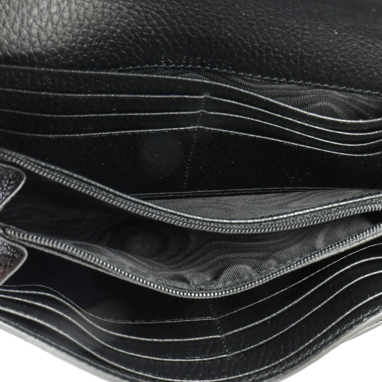 GG Marmont Continental Chain Wallet GG Coated Canvas and Leather - Deep Luxury