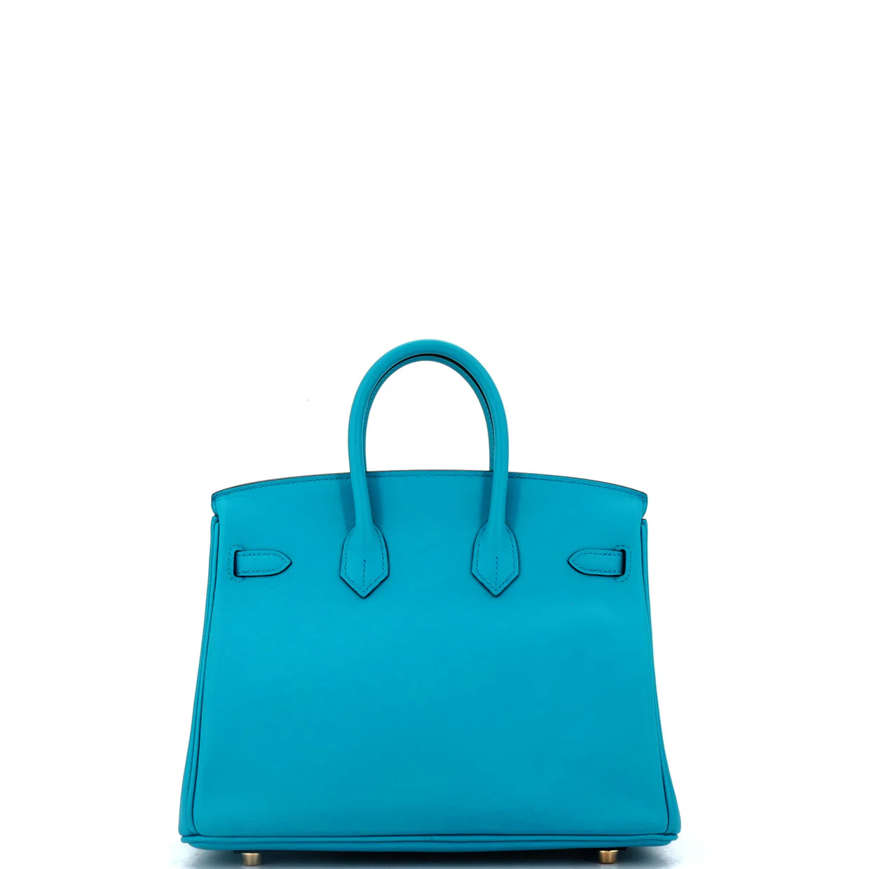 Birkin Handbag Bleu Frida Swift with Gold Hardware 25 - Deep Luxury