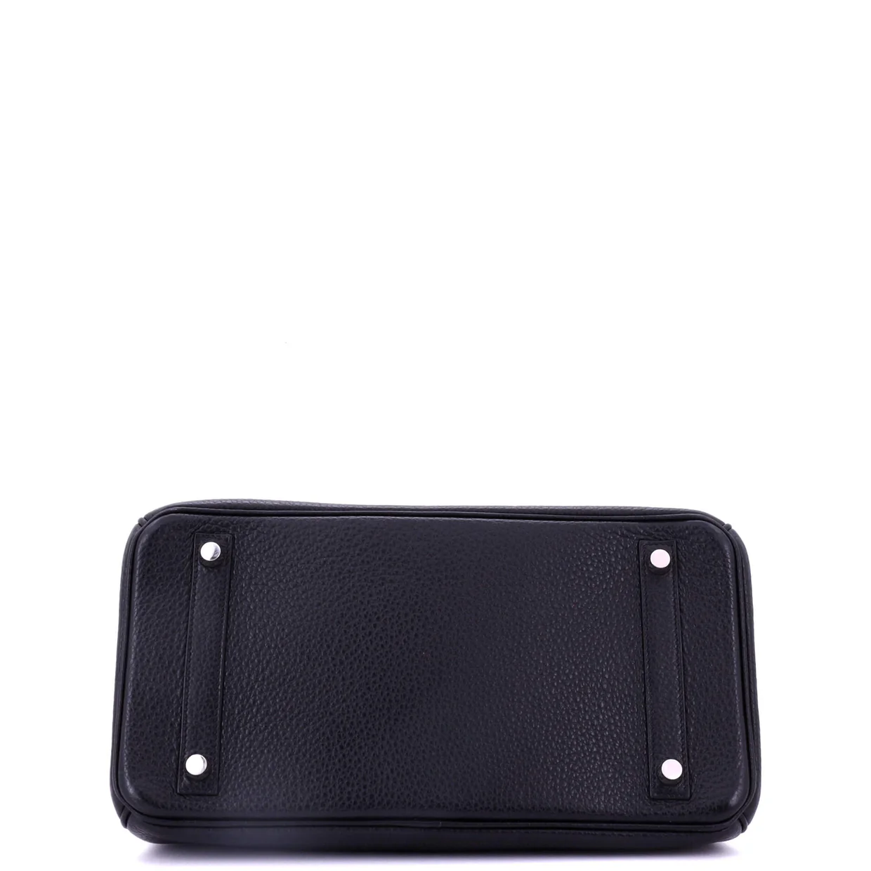 Birkin Handbag Noir Togo with Palladium Hardware 30 - Deep Luxury