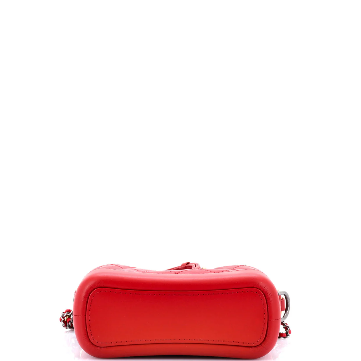 Gabrielle Hobo with Logo Handle Quilted Aged Calfskin Small - Deep Luxury