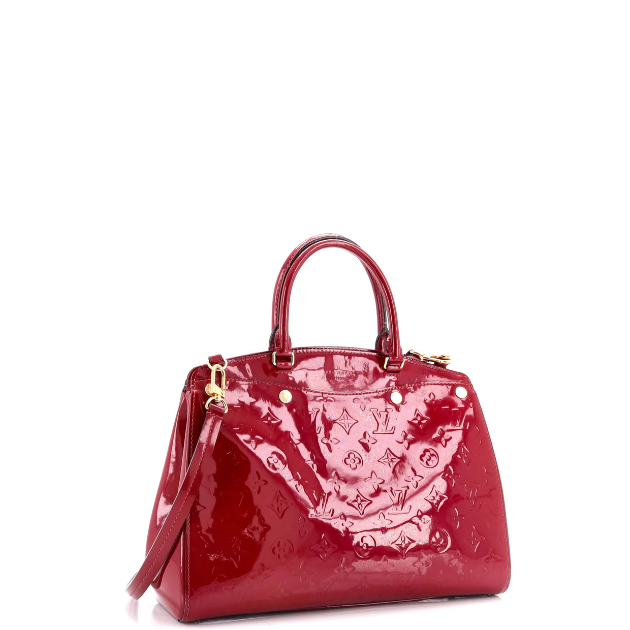 Brea NM Handbag Monogram Vernis MM - Deep Luxury
