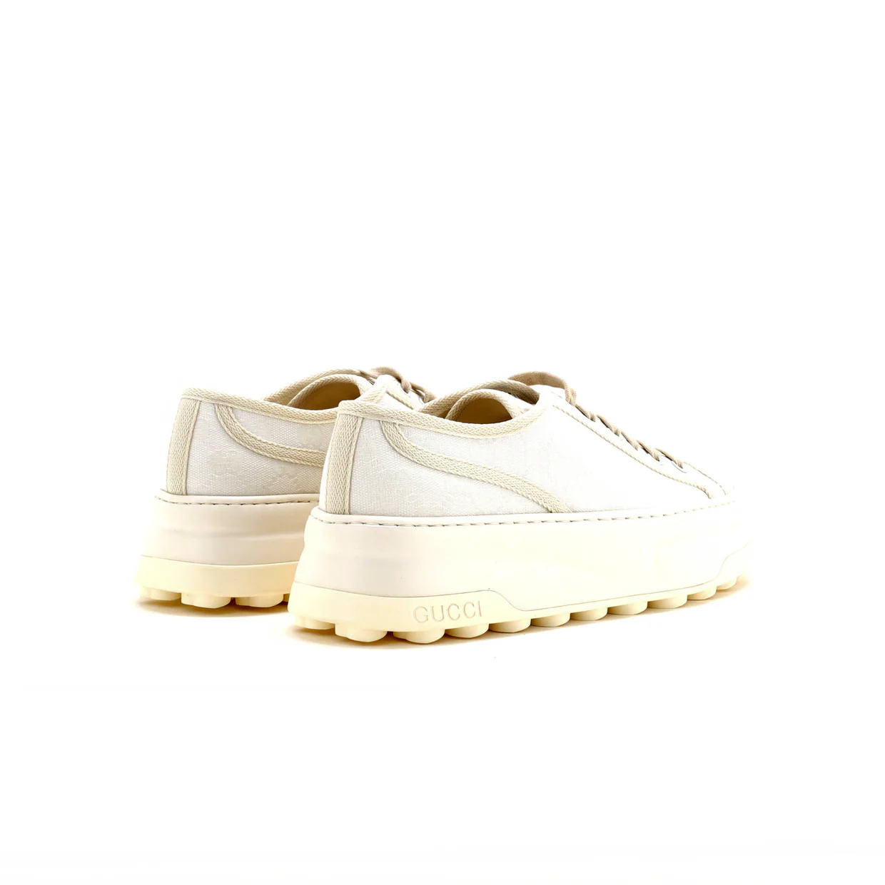 Women's 1977 Tennis Platform Sneakers GG Canvas - Deep Luxury