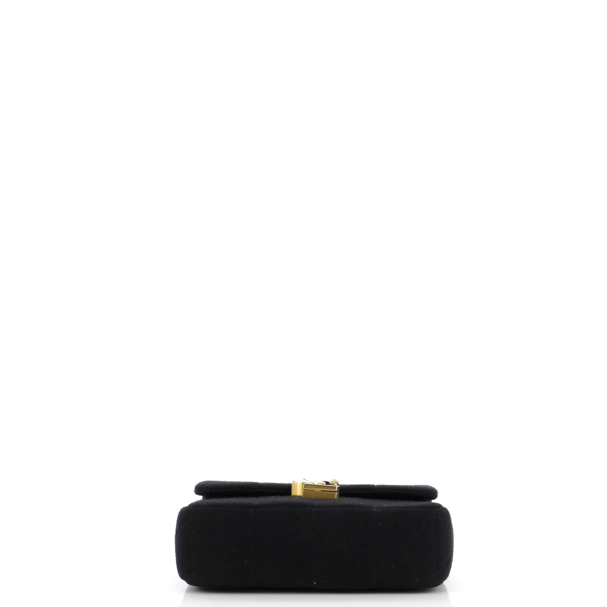 Jamie Flap Bag Quilted Jersey Small - Deep Luxury