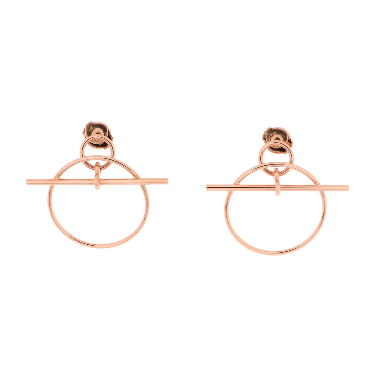 Loop Earrings 18K Rose Gold Small - Deep Luxury