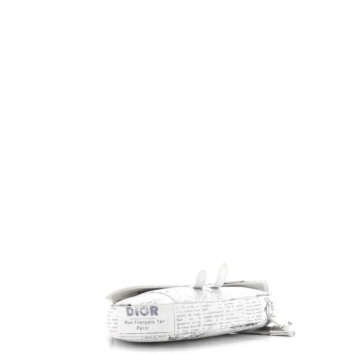 Daniel Arsham Saddle Crossbody Bag Printed Leather - Deep Luxury