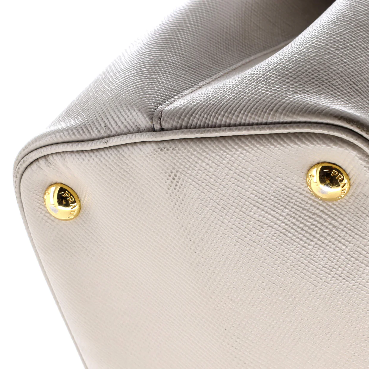 Cuir Double Tote Saffiano Leather Medium - Deep Luxury