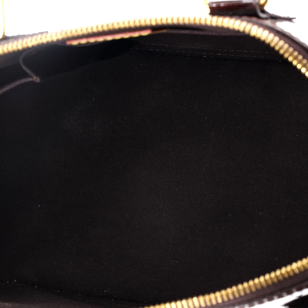 Alma Handbag Monogram Vernis PM - Deep Luxury