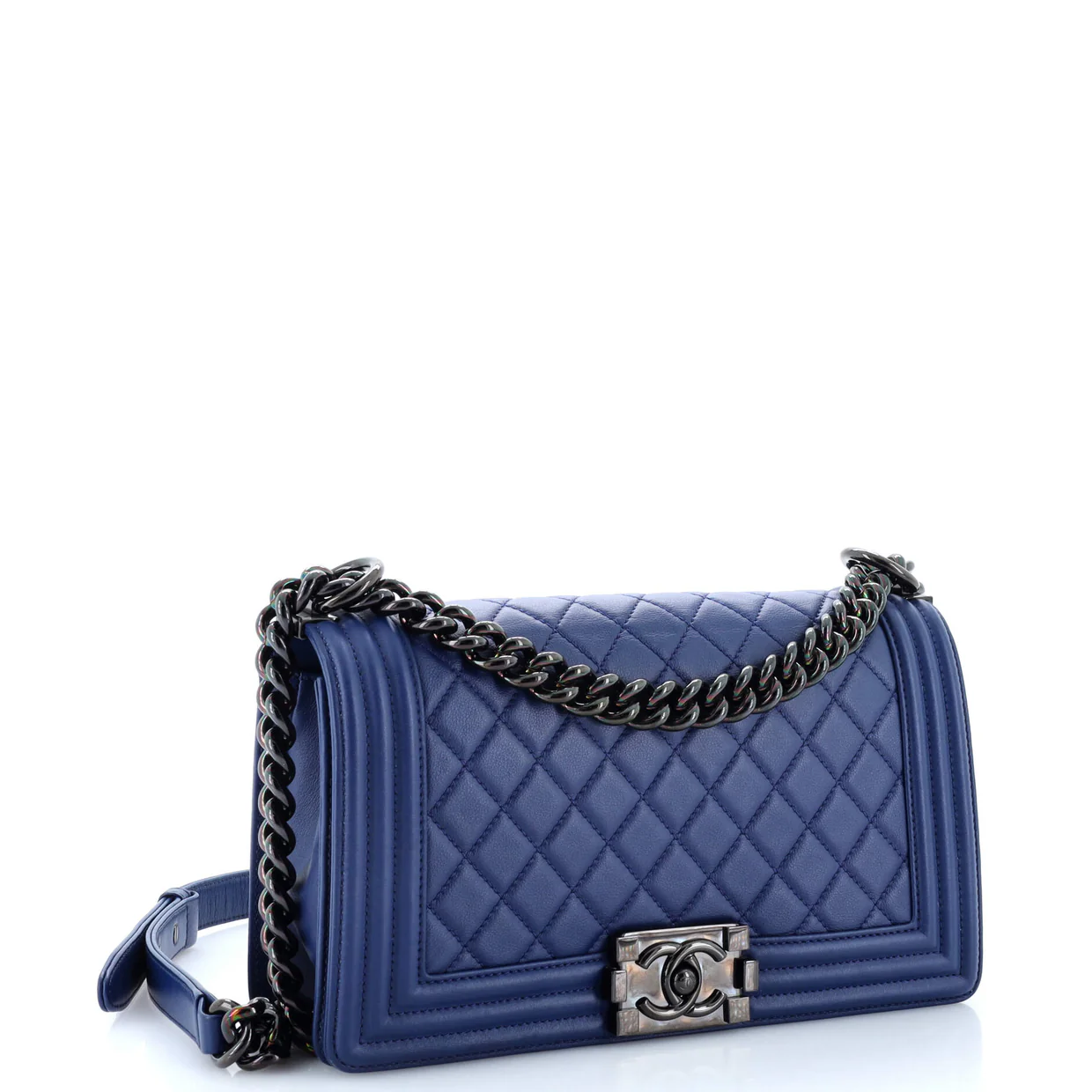 Boy Flap Bag Quilted Lambskin Old Medium - Deep Luxury