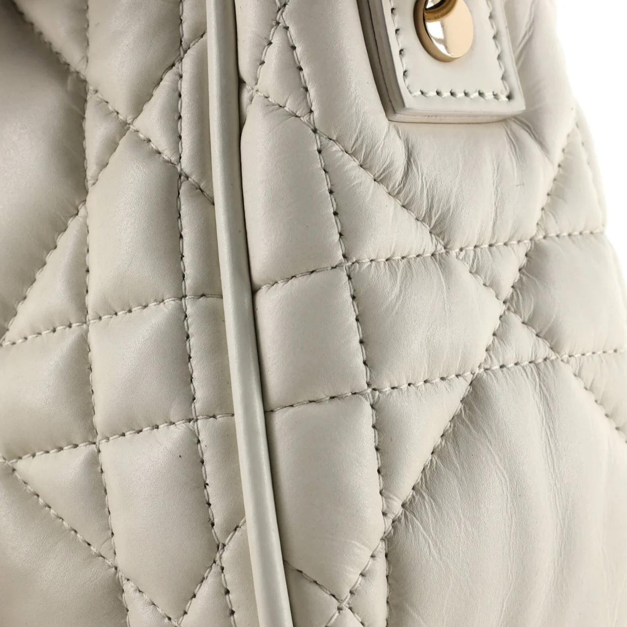 Diorcamp Messenger Bag Padded Macrocannage Quilt Calfskin Small - Deep Luxury