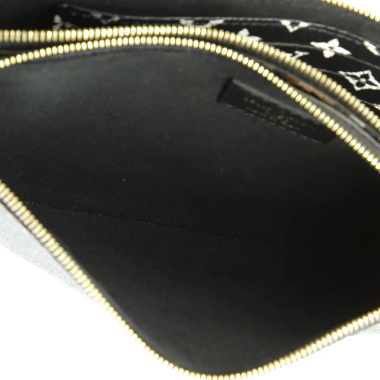 Double Zip Pochette Limited Edition Jungle Monogram Giant - Deep Luxury