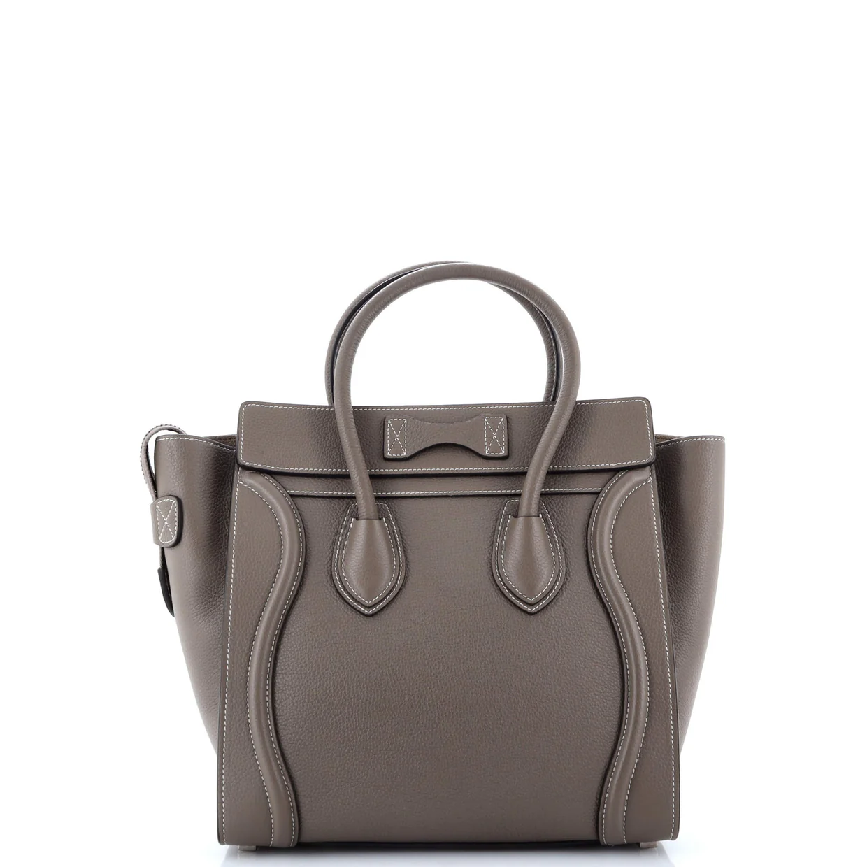 Luggage Bag Grainy Leather Micro - Deep Luxury