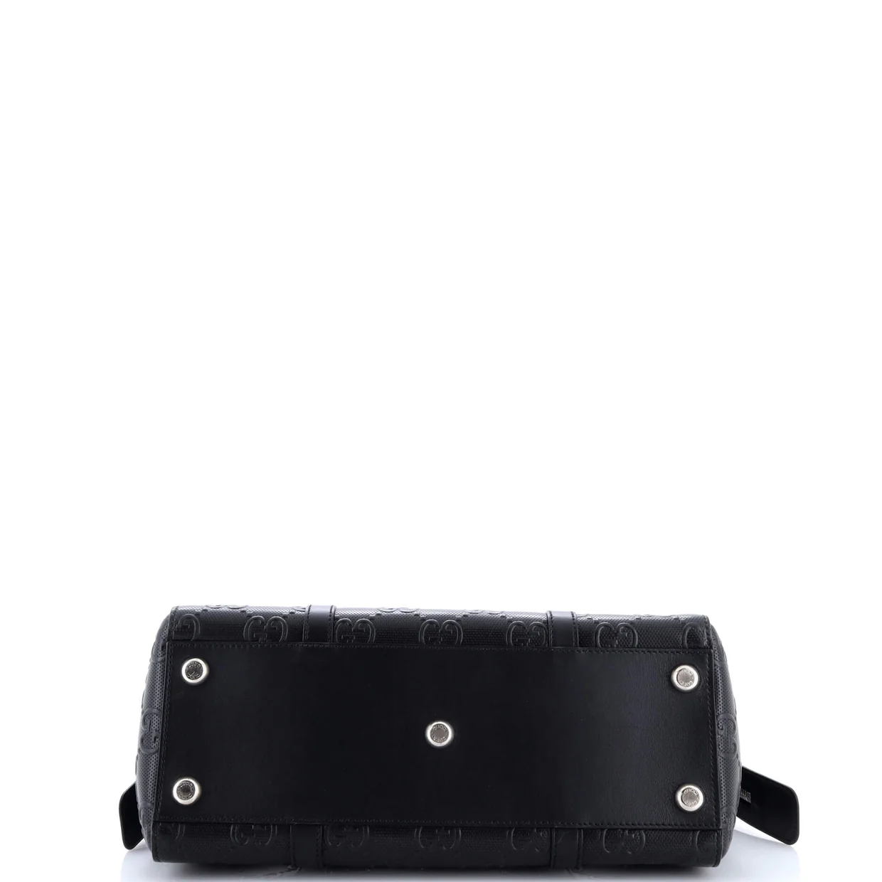 Tote Bag GG Embossed Perforated Leather - Deep Luxury