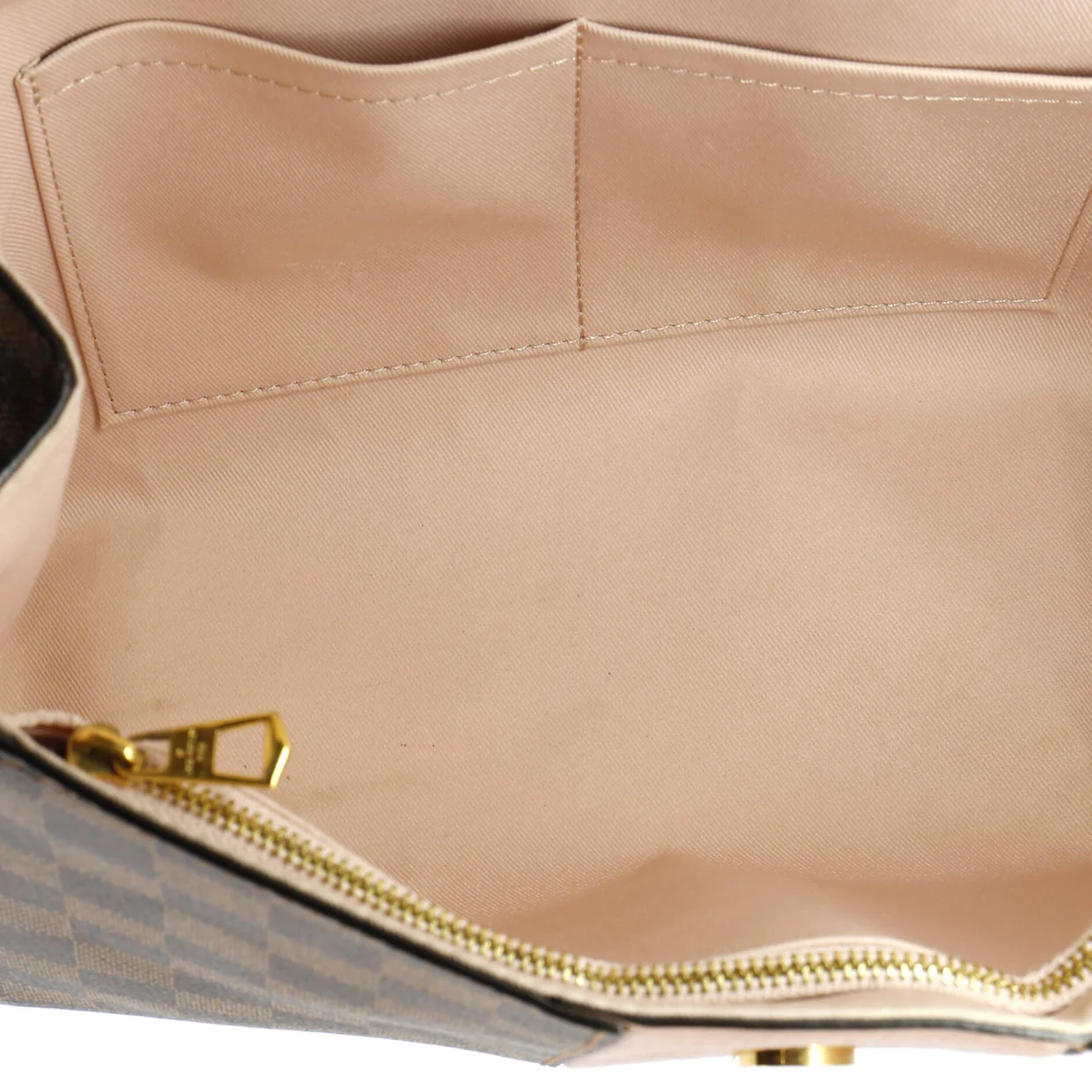 Bond Street Handbag Damier with Leather MM - Deep Luxury