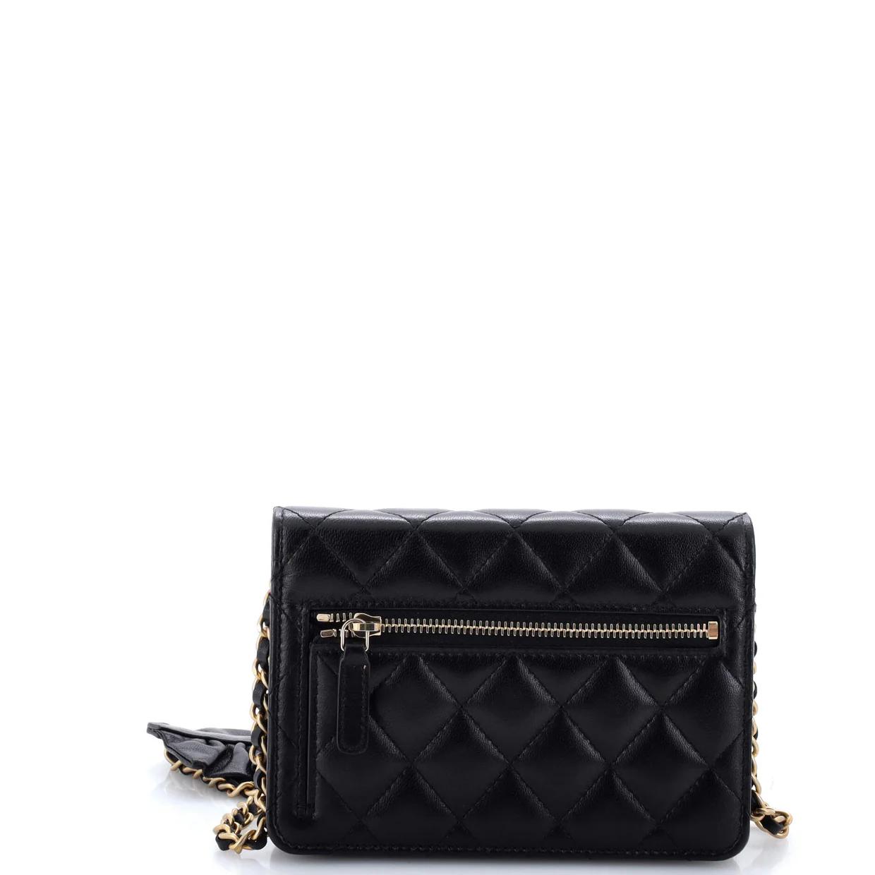 Romance Wallet on Chain Quilted Lambskin Mini - Deep Luxury