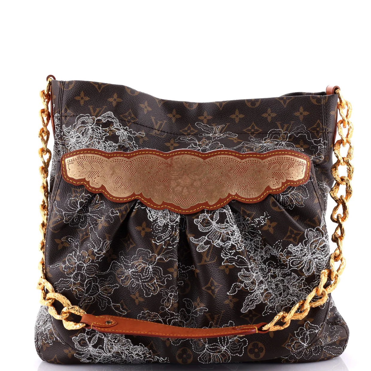 Fersen Handbag Limited Edition Monogram Dentelle - Deep Luxury