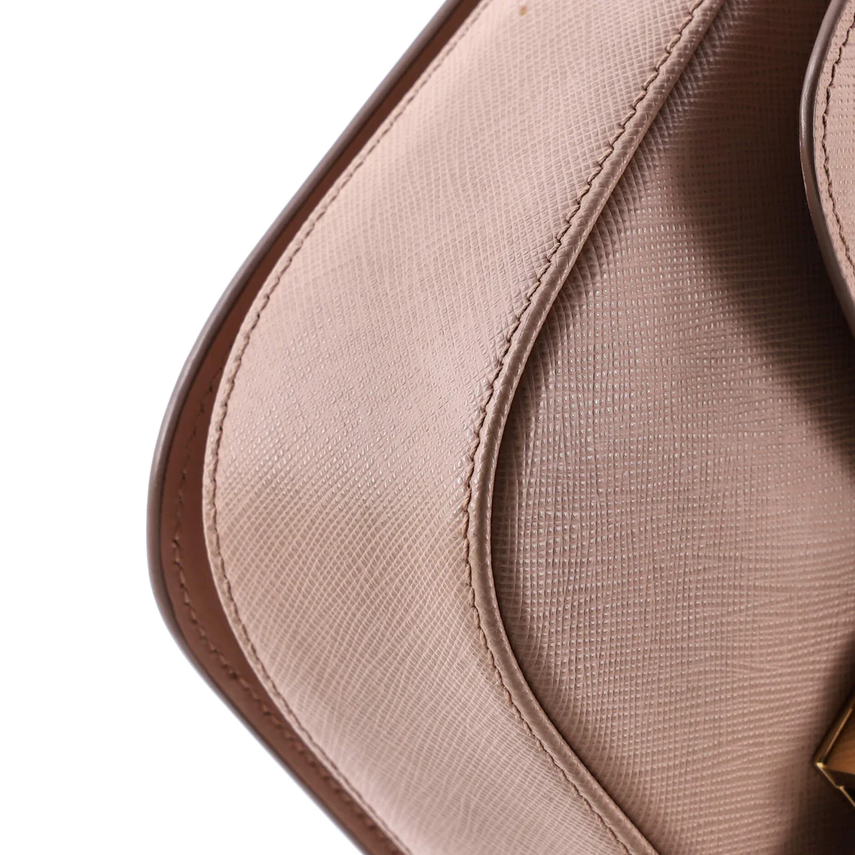 Embleme Flap Bag Saffiano Leather Small - Deep Luxury
