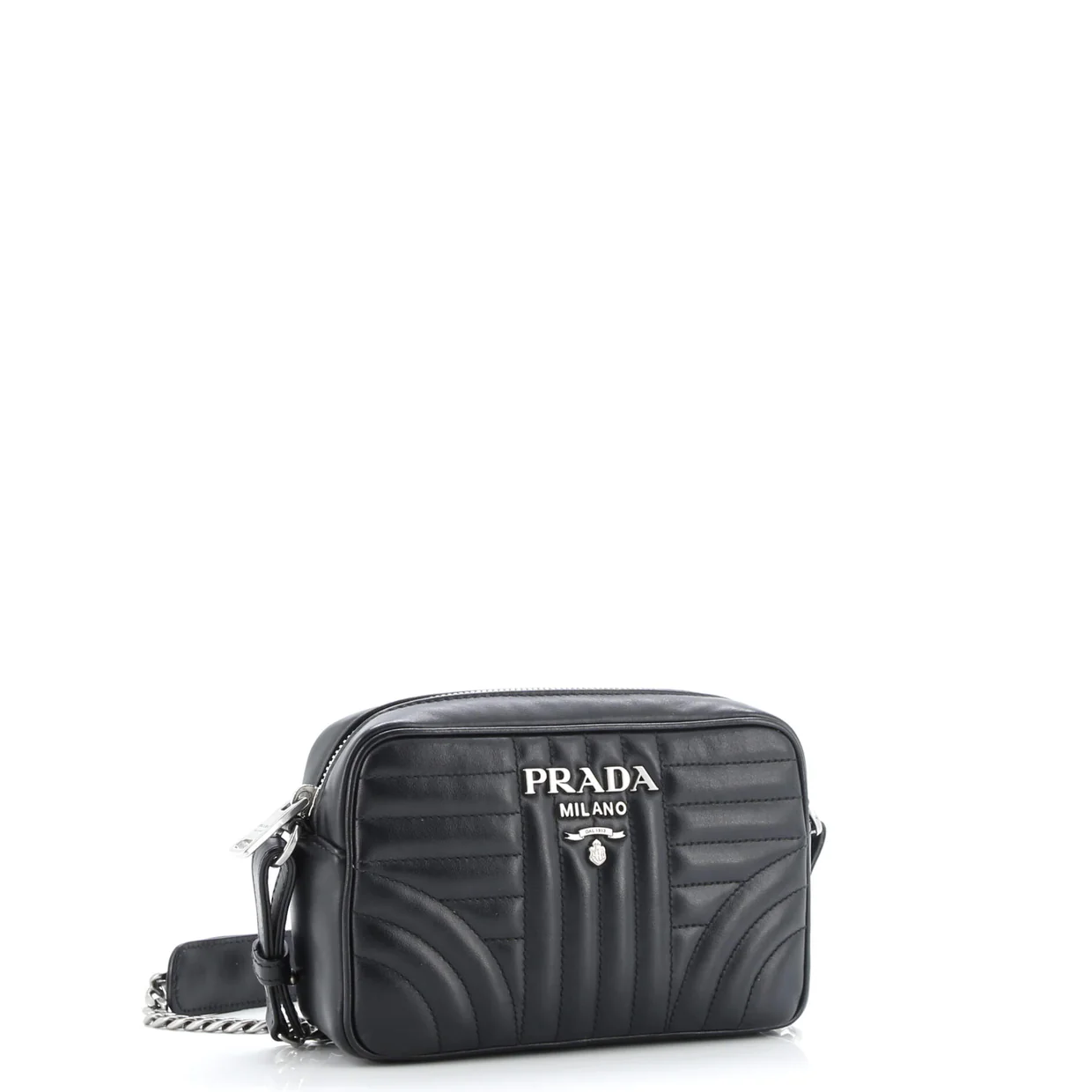 Camera Bag Diagramme Quilted Leather Small - Deep Luxury