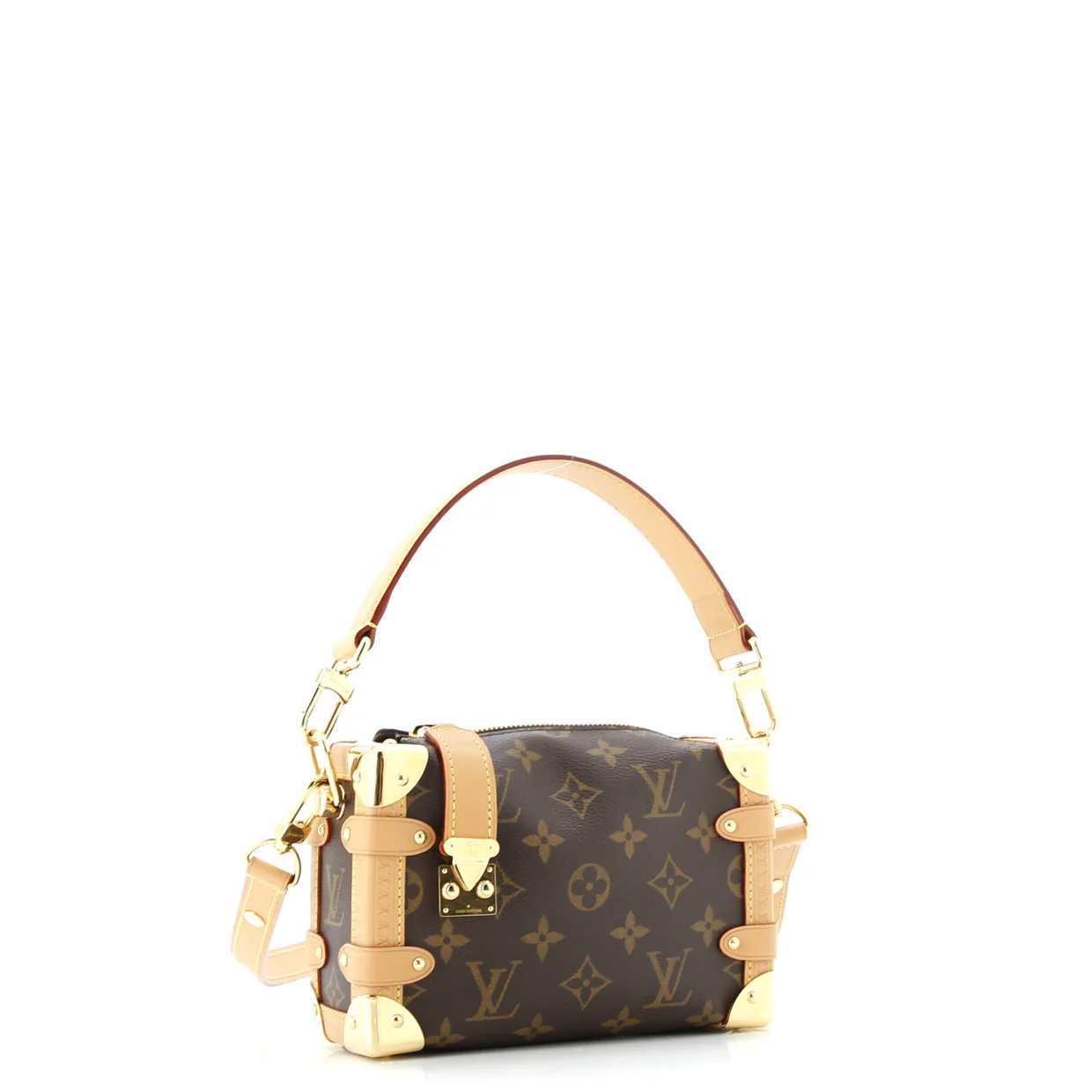 Side Trunk Handbag Monogram Canvas PM - Deep Luxury