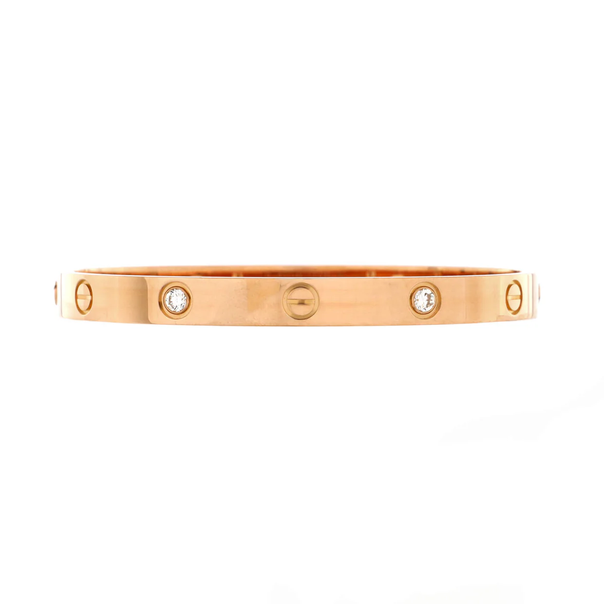 Love 4 Diamond Bracelet 18K Rose Gold with Diamonds - Deep Luxury