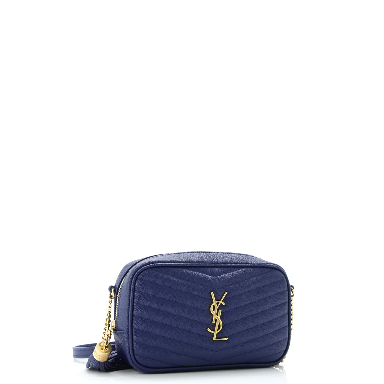 Lou Camera Bag Matelasse Chevron Leather Mini - Deep Luxury