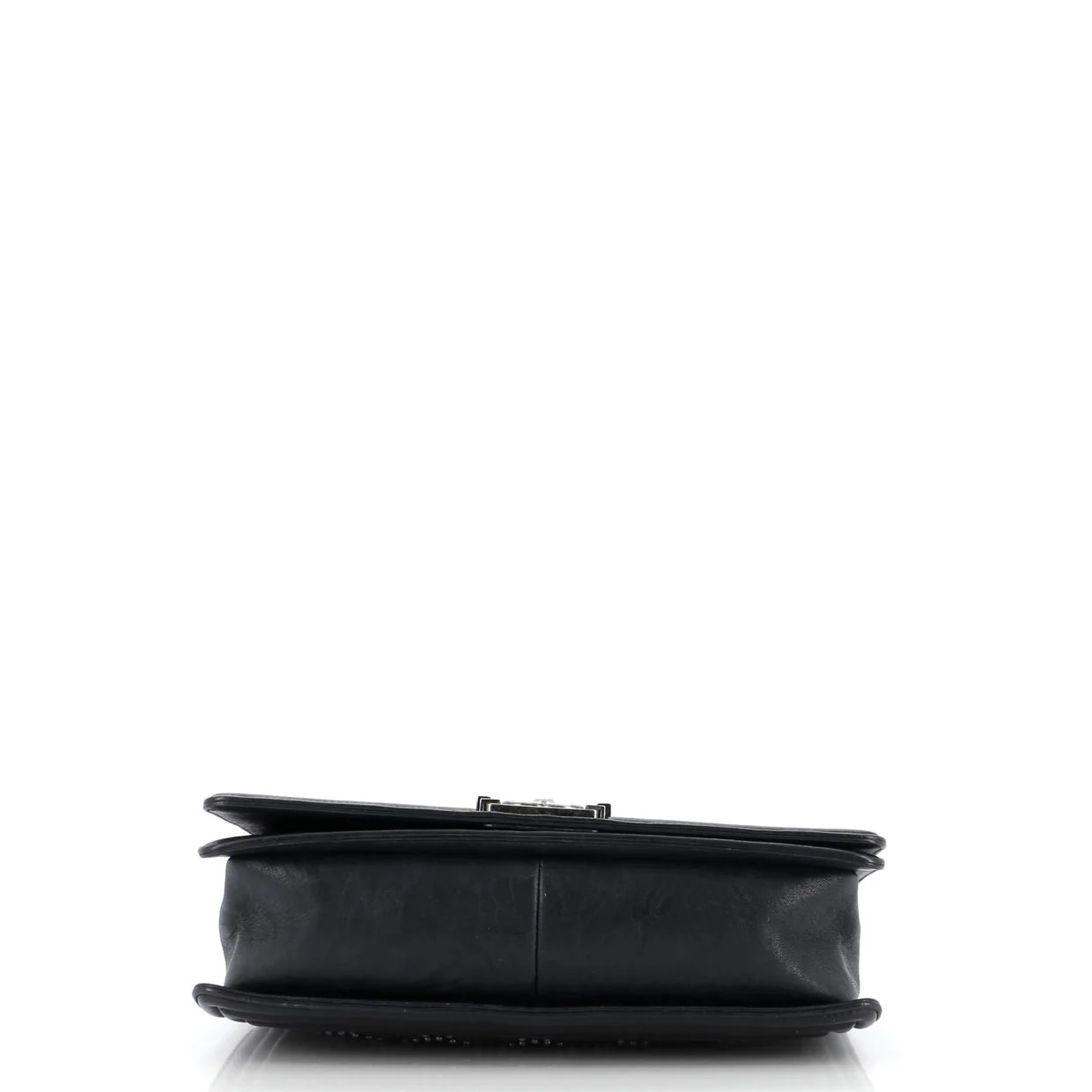 Boy Flap Bag Studded Quilted Distressed Calfskin New Medium - Deep Luxury