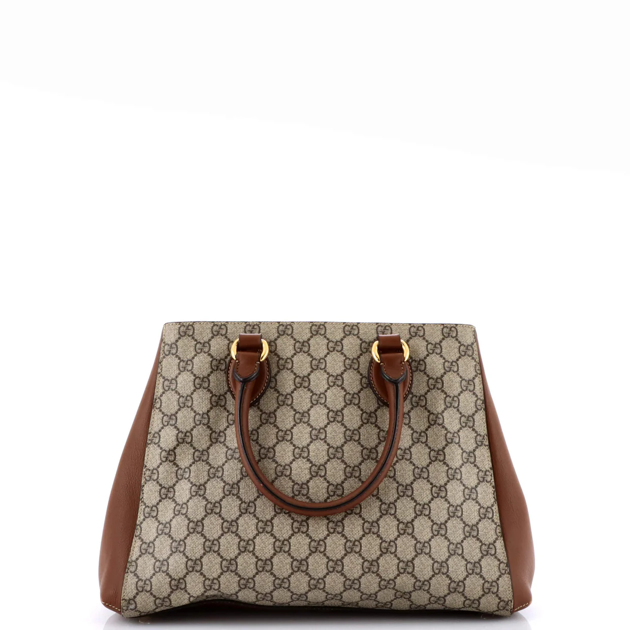 Convertible Tote GG Coated Canvas with Leather Medium - Deep Luxury