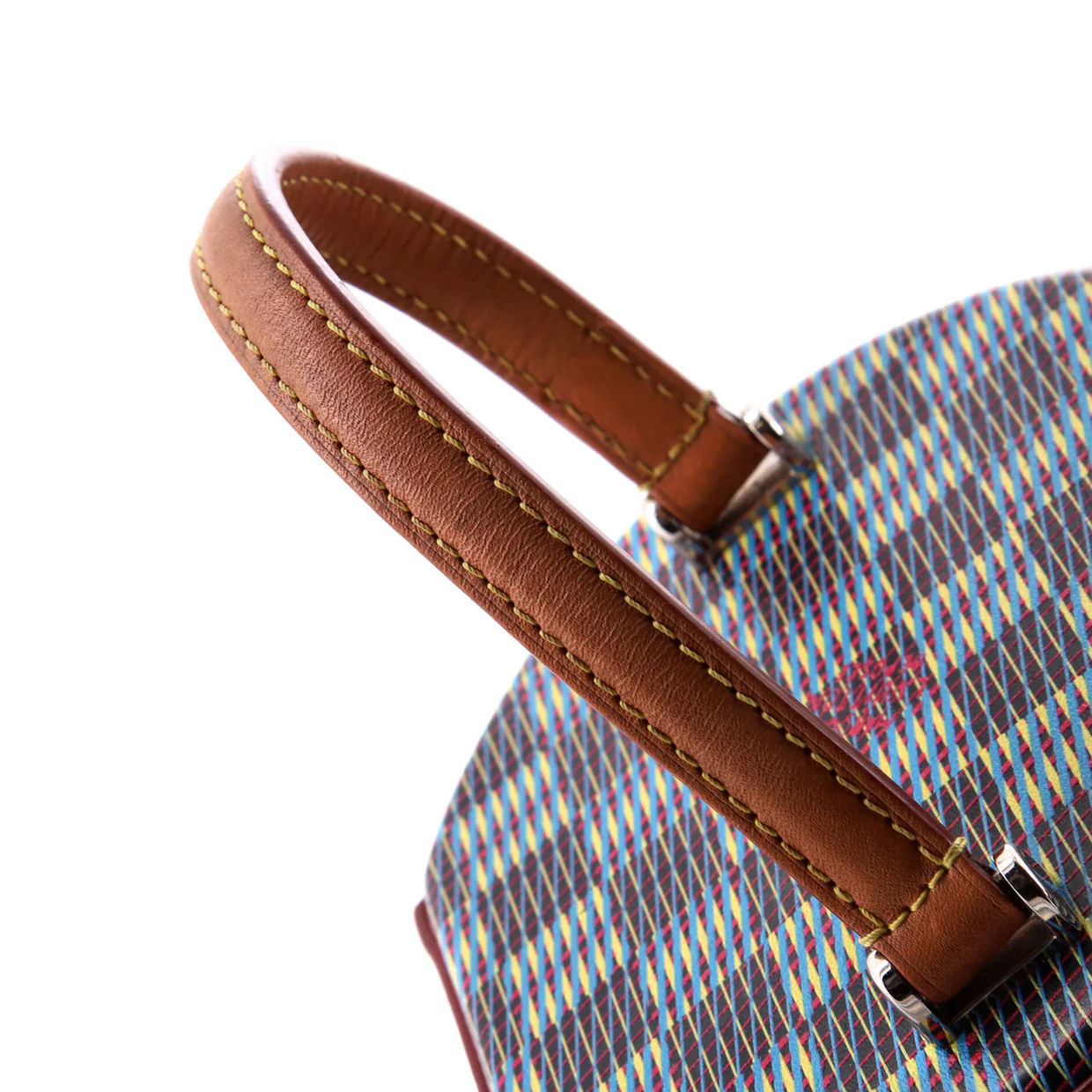 Cannes Handbag Damier Monogram LV Pop Canvas - Deep Luxury