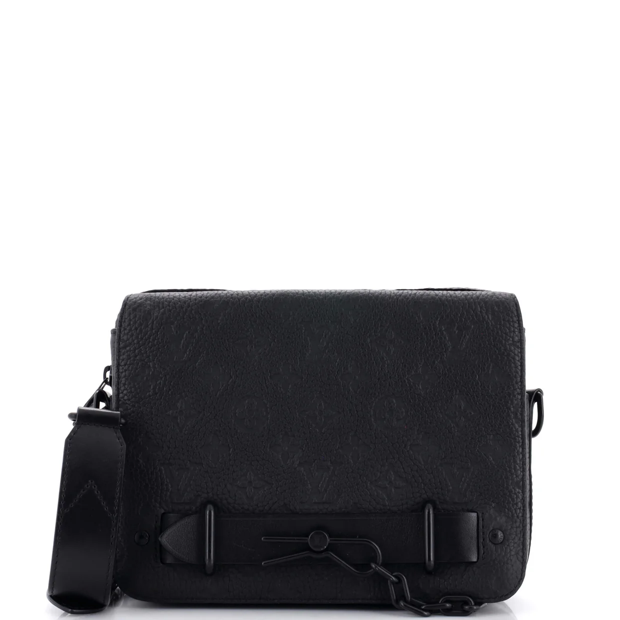 Steamer Messenger Bag Monogram Taurillon Leather - Deep Luxury