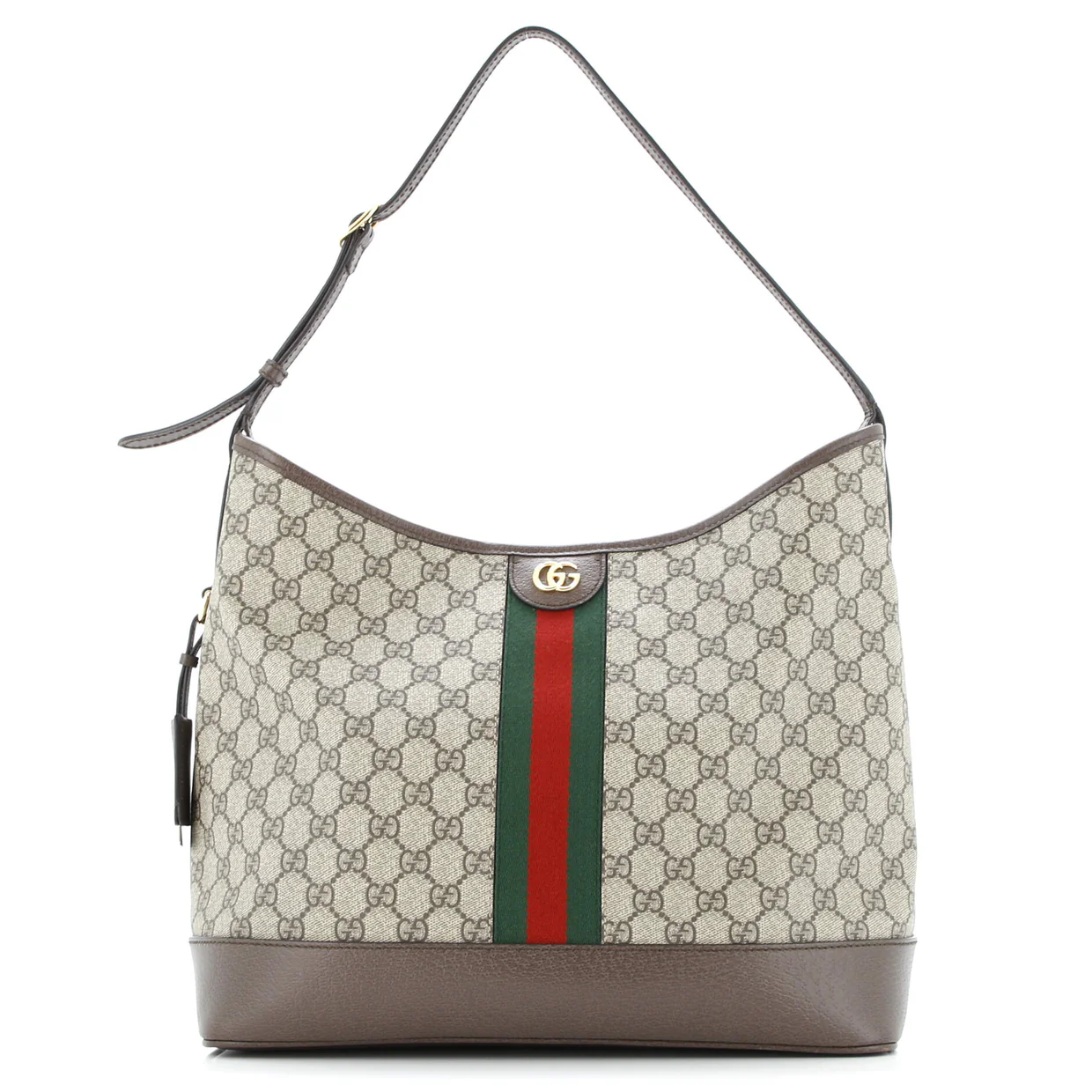 Ophidia Open Bucket Bag GG Coated Canvas with Leather Medium - Deep Luxury