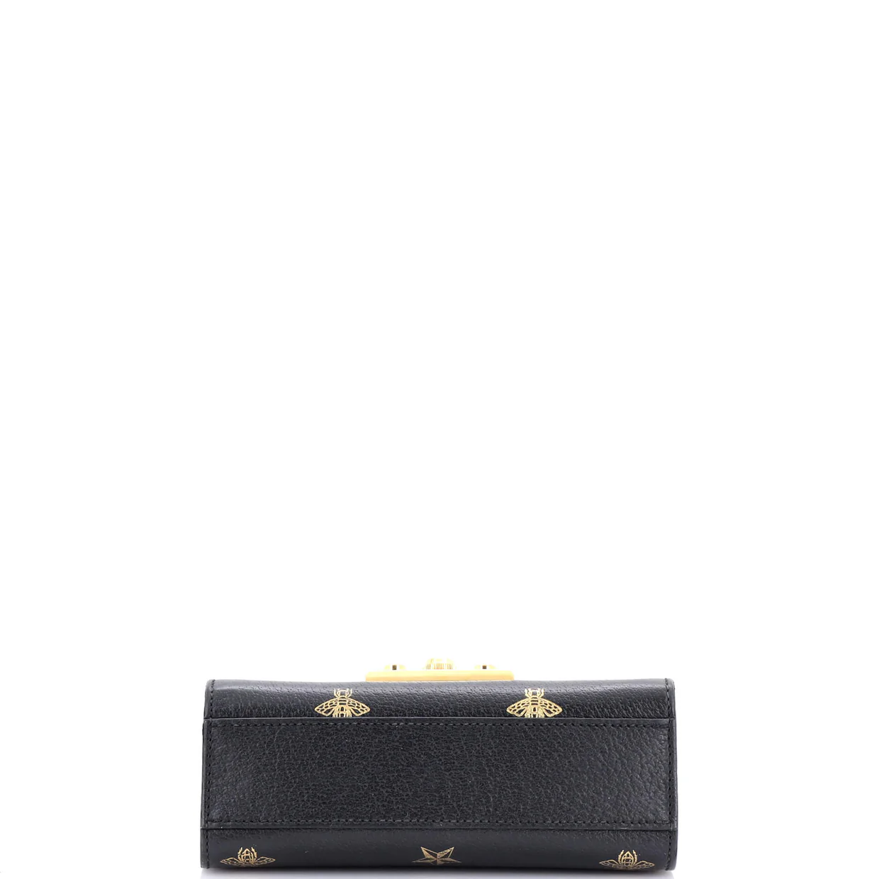 Emily Chain Flap Shoulder Bag Guccissima Patent Small - Deep Luxury