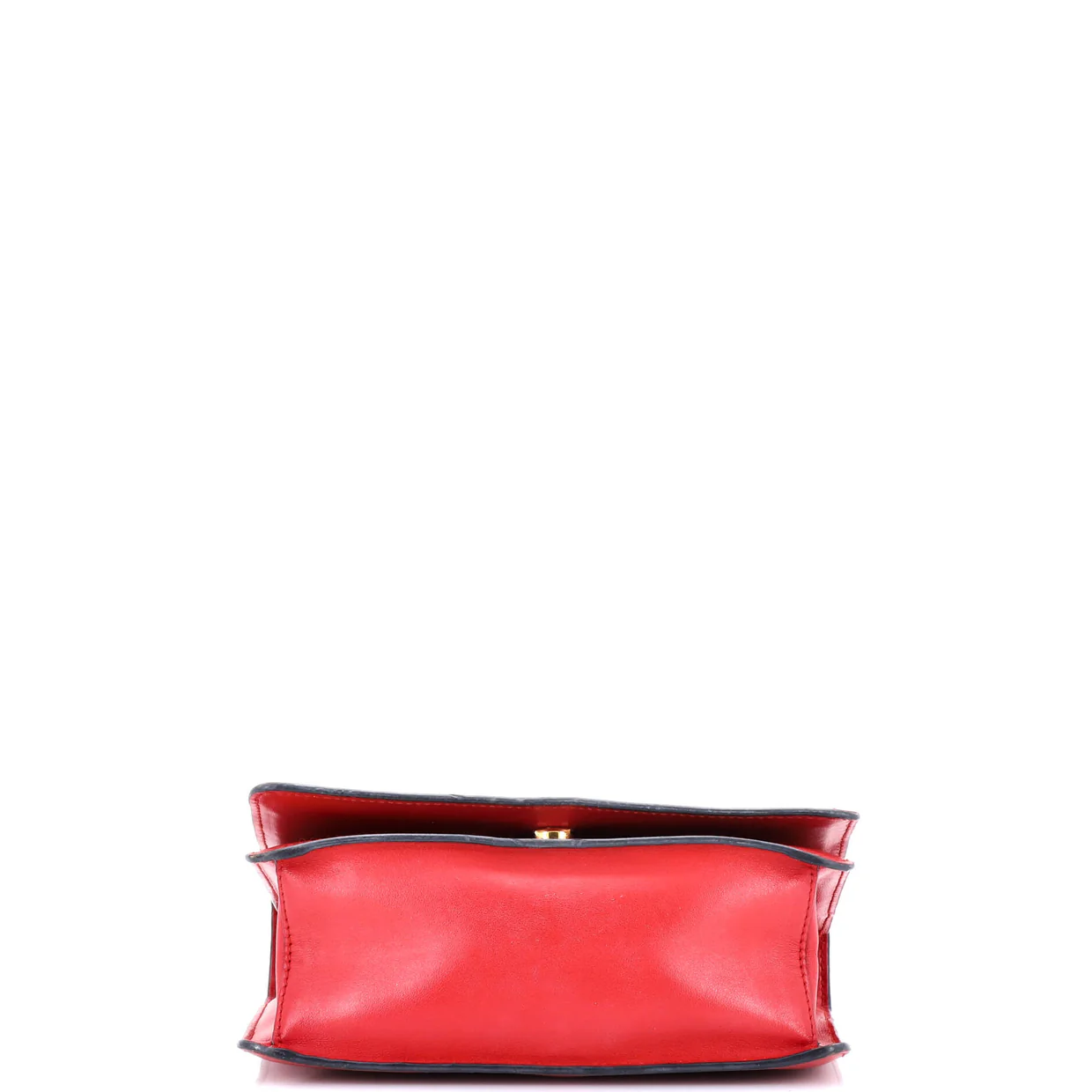Chain Flap Crossbody Bag Saffiano Leather Mini - Deep Luxury