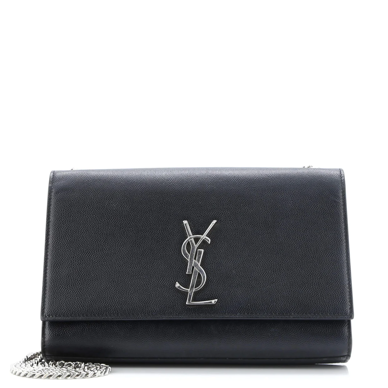 Classic Monogram Crossbody Bag Grainy Leather Medium - Deep Luxury