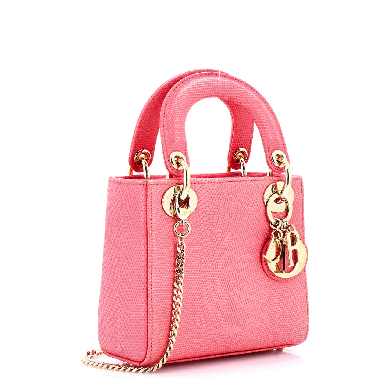 Lady Dior Chain Bag Lizard Mini - Deep Luxury