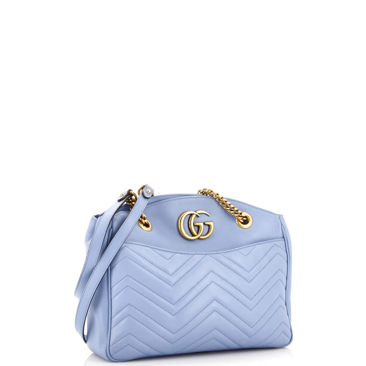 GG Marmont Chain Tote Matelasse Leather Medium - Deep Luxury