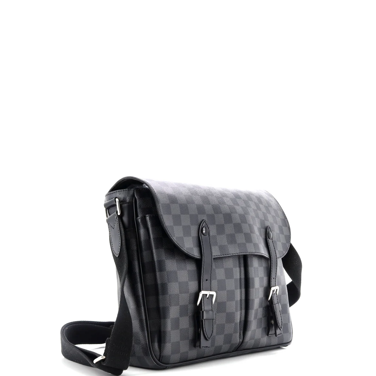 Christopher Messenger Bag Damier Graphite - Deep Luxury