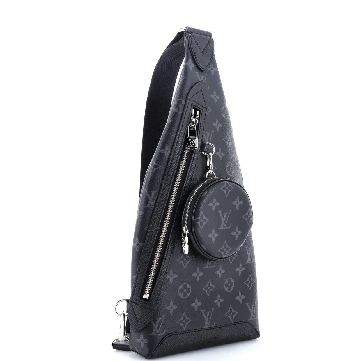 Duo Sling Bag Monogram Eclipse Canvas - Deep Luxury