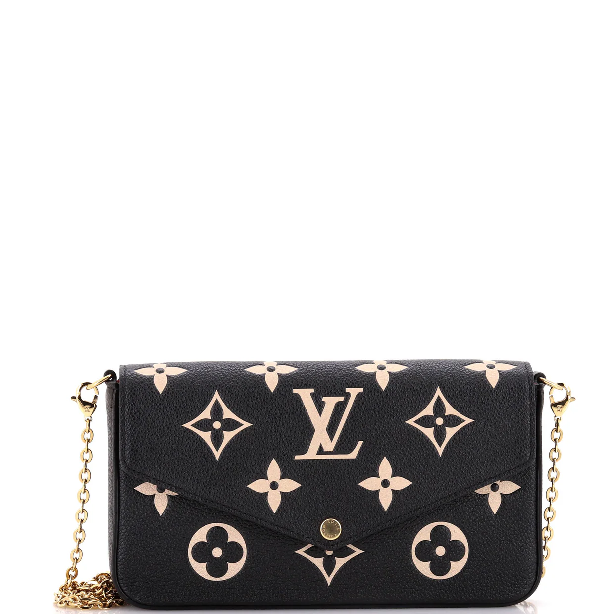 Felicie Pochette Bicolor Monogram Empreinte Giant - Deep Luxury