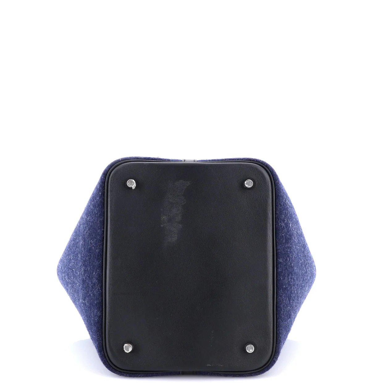Picotin Lock Bag Felt with Leather MM - Deep Luxury